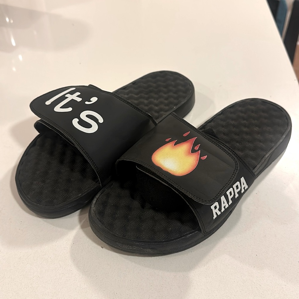 iSlide - Men's Slide Flip Flop Sandals Size 10